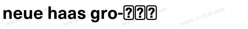 neue haas gro字体转换 neue haas gro字体转换